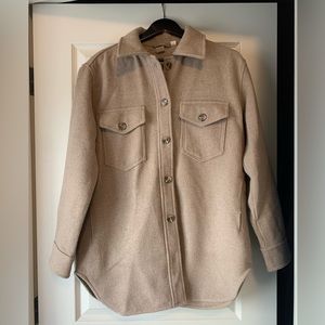 Oak & Ivy waffle knit shacket. Worn once. Slightly oversized. Size Small.